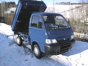 Transporter Piaggio Tipper - Kleiner kipper