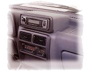 Radiokonsole Piaggio APE