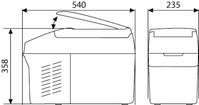 Waeco Kühlbox Abmaße CDF11
