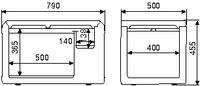 Waeco Abmaße Kühlbox CF80